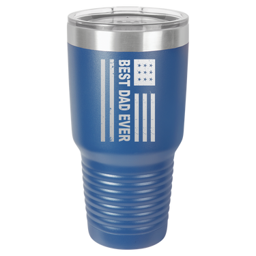 Patriotic Best Dad Ever 30oz Ringneck Tumbler